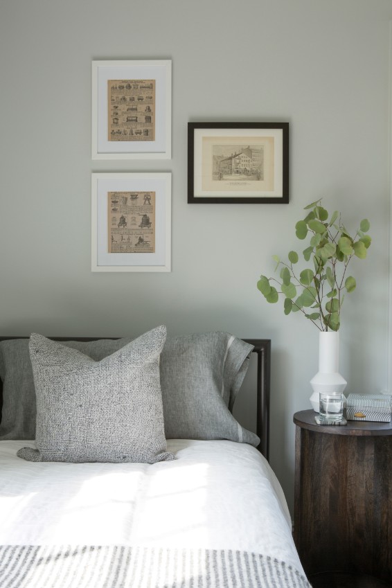grisoro designs gray bedroom