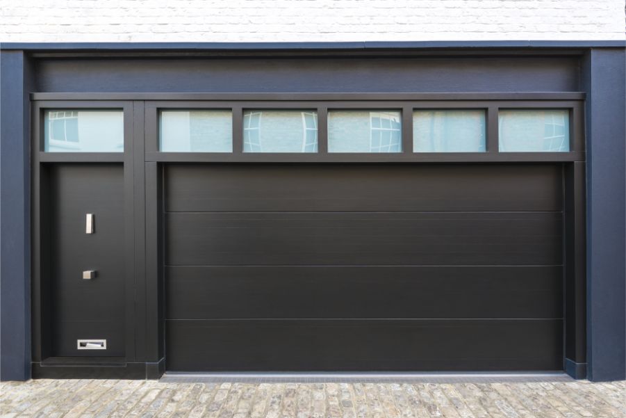 Our 9 Favorite Garage Door Paint Ideas, Can You Paint A White Garage Door Black