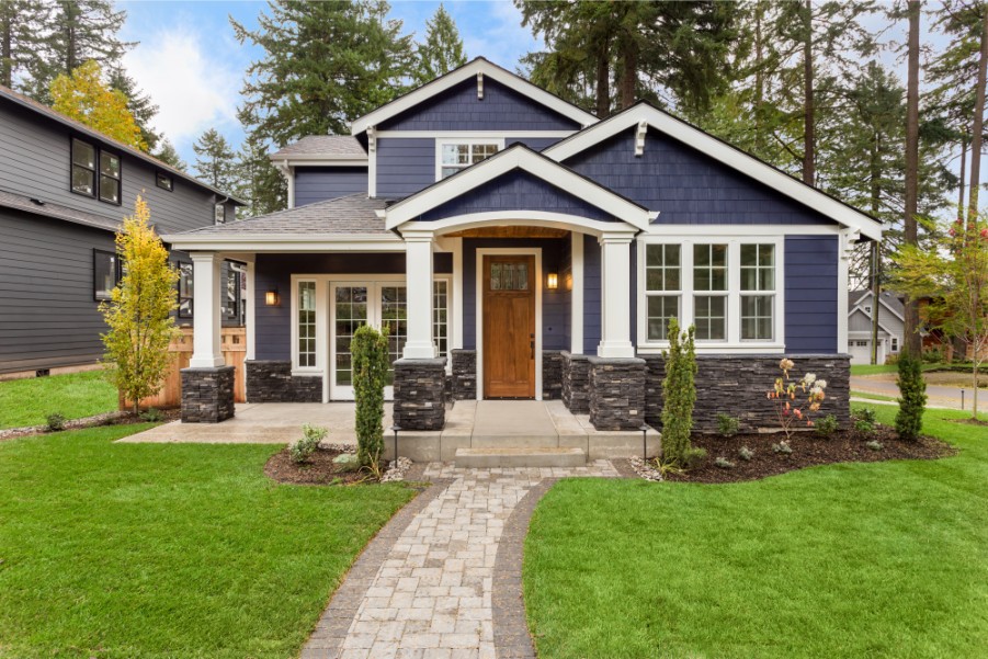 Best Blue Paint Colors For Your Exterior Paintzen - What Color Should I Paint My House Outside